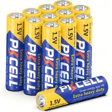 Pack de 12 piles AAA 1.5V PKCELL carbone zinc non rechargeable