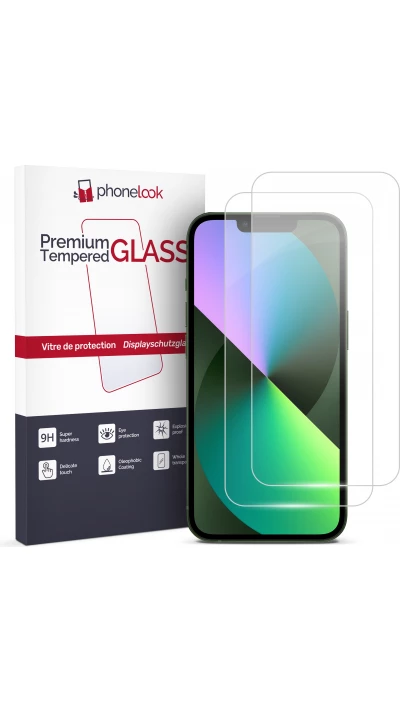 Pack de 2 vitres de protection d'écran en verre trempé - iPhone 13
