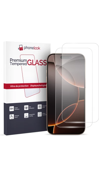 2er Set Panzer Glas Displayschutzfolie - iPhone 12 Pro Max