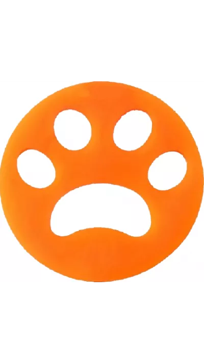 Klebepfote entfernt Tierhaare - Orange