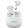 PhoneLook Pods 2 - Ecouteurs Bluetooth 5.3 sans fil TWS In-Ear ENC + boîte de chargement - Blanc