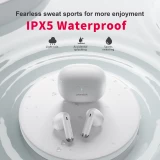 PhoneLook Pods 2 - Ecouteurs Bluetooth 5.3 sans fil TWS In-Ear ENC + boîte de chargement - Blanc