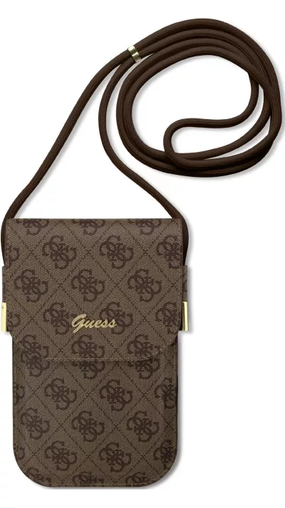 Guess Universaltasche mit integriertem Schulterriemen und Kartenhalter - Brun