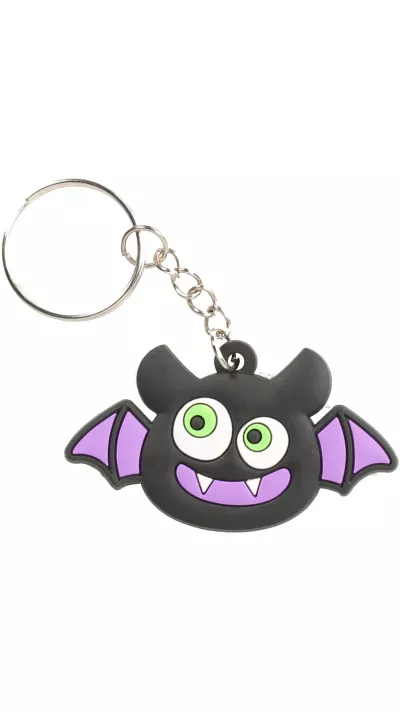 Lustiger universal Halloween Schlüsselanhänger verrückte Fledermaus