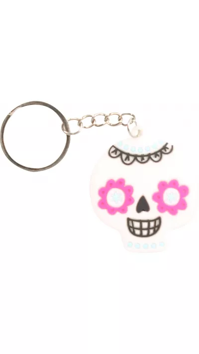 Lustiger universal Halloween Schlüsselanhänger Totenkopf