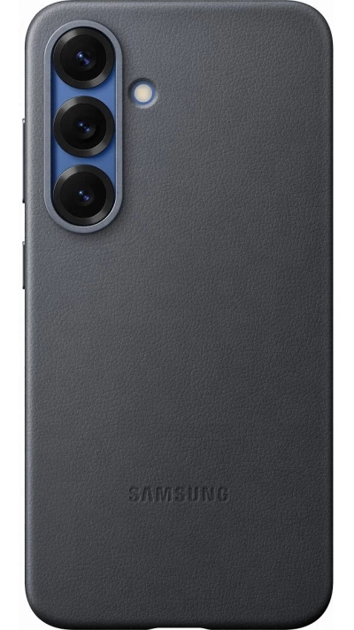 Coque Samsung Galaxy S25 - Premium en cuir vegan Backcover KindSuit - Noir
