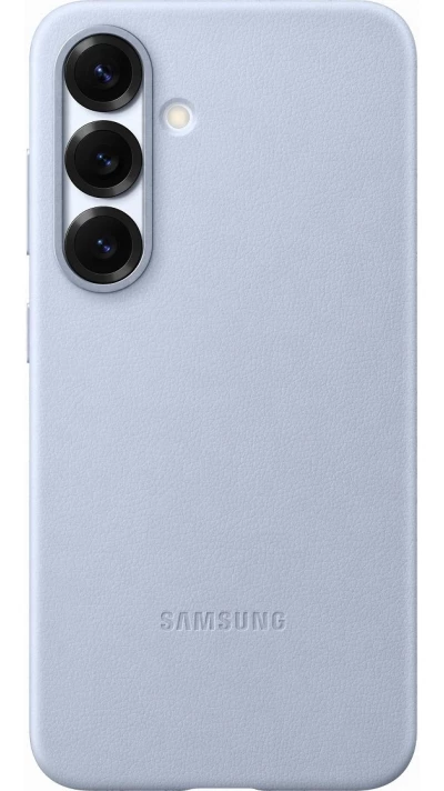 Coque Samsung Galaxy S25 - Premium en cuir vegan Backcover KindSuit - Bleu clair
