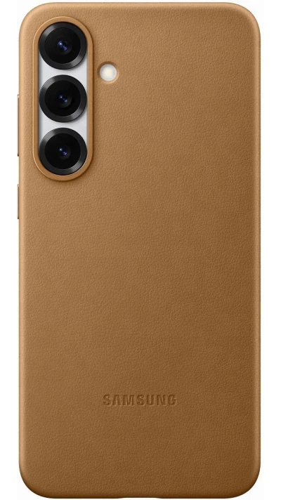 Coque Samsung Galaxy S25+ - Premium en cuir vegan Backcover Kindsuit - Or