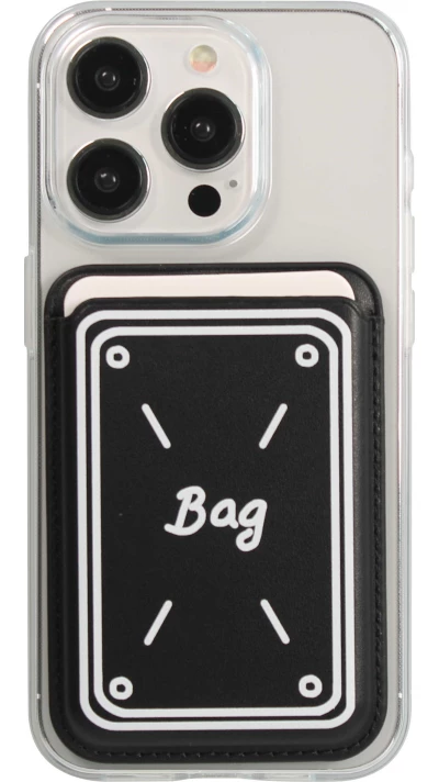 Premium magnetischer Kartenhalter mit starker Haftung - Kompatibel mit Apple MagSafe  - Design nr 14