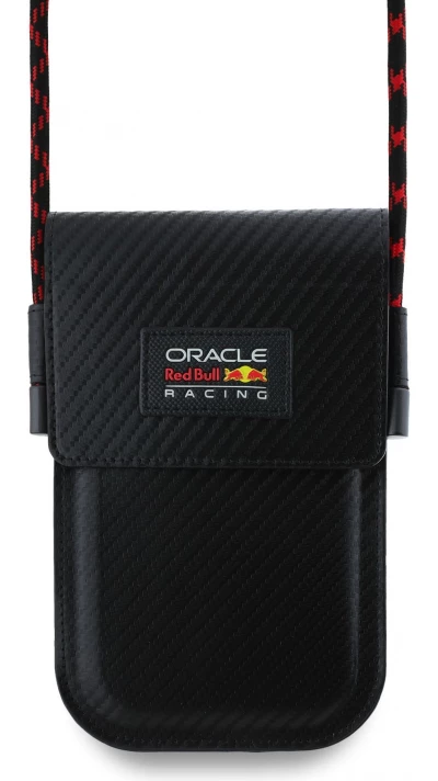 Red Bull Racing pochette universelle look carbon - Noir