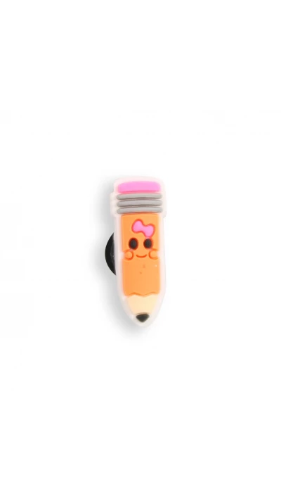 Charm bijou 3D pour coque avec trous style Crocs - Cute Pencil